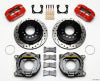 Wilwood Dynapro Low-Profile 11.00in P-Brake Kit Drill-Red Chevy 12 Bolt Spcl 2.81in Off Stag Mount - Wilwood - part 140-11400-DR - TLNS Motorsports