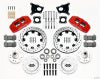 Wilwood Dynapro 6 Front Hub Kit 12.19in Drilled Red AMC 71-76 OE Disc w/o Bendix Brakes - Wilwood - part 140-13554-DR - TLNS Motorsports