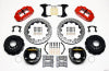 Wilwood Narrow Superlite 4R Rear P-Brk Kit 12.88in Drilled Red Small Ford 2.66in Offset - Wilwood - part 140-9216-DR - TLNS Motorsports