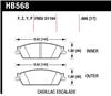 Hawk 07-08 Escalade 6.2 / 07-08 Avalanche Super Duty Rear Brake Pads - Hawk Performance - part HB568P.666 - TLNS Motorsports