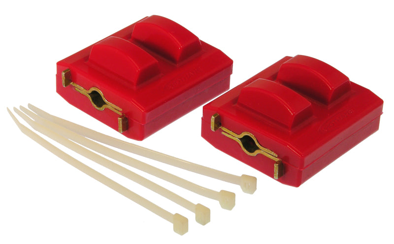 Prothane GM Motor Mount Small Clamshell - Red - part 7-506 - TLNS Motorsports