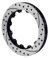 Wilwood Rotor-SV-SRP 72 Iron-RH-Drill-BLK 14.25 x 1.25 - 12 on 8.75in - Wilwood - part 160-11313-BK - TLNS Motorsports