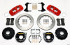 Wilwood AERO4 Rear P-Brake Kit 14.00in Red Small Ford 2.50in Offset - Wilwood - part 140-10949-R - TLNS Motorsports