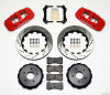 Wilwood AERO4 Rear Kit 14.00in Drilled Red 97-04 Corvette C5/Z06 05-13 C6 - Wilwood - part 140-11119-DR - TLNS Motorsports