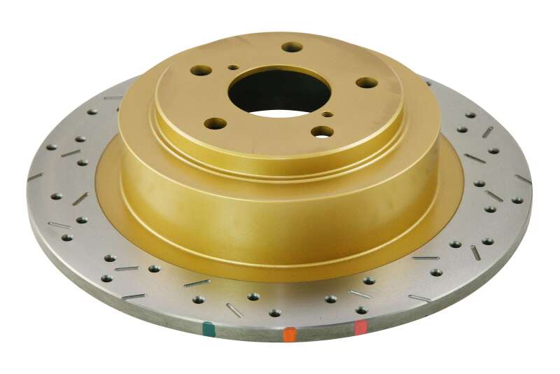 DBA 01-04 Outback 2.5L/3.0 H6 Rear Drilled & Slotted 4000 Series Rotor - part DBA4657XS - TLNS Motorsports