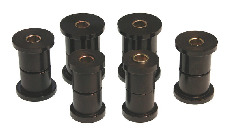 Prothane 81-87 GM K30 Rear Spring & Shackle Bushings (w/ 1 3/8in OD Frame Shackle Bush) - Black - Prothane