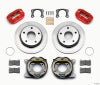Wilwood Dynapro Lug Mount P/S Park Brake Kit Red Big Ford New 2.38in Off Bronco 5 x 5.50 - Wilwood - part 140-13664-R - TLNS Motorsports