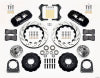 Wilwood AERO6 Front Hub Kit 14.00in Drilled TCI-IFS 71-78 (Pinto Based) - Wilwood - part 140-13226-D - TLNS Motorsports