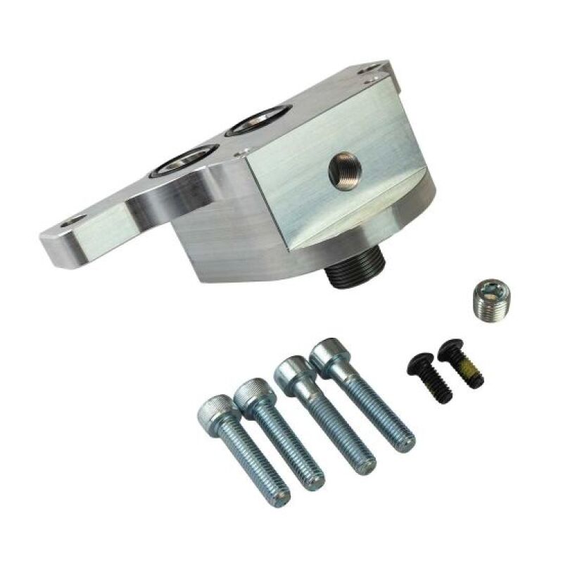 Moroso GM LS Outbound Rail Spin-on Oil Filter Adapter - Moroso - part 23730 - TLNS Motorsports