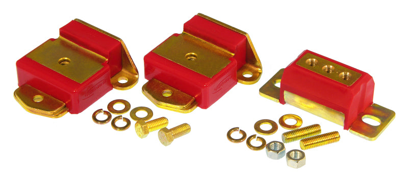 Prothane GM Motor & Trans Mount Kit - Red - part 7-1907 - TLNS Motorsports