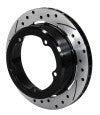 Wilwood Rotor-1.91in Offset-SRP-BLK-Drill-LH 11.00 x .810 - 5 x 5.75in Floater - Wilwood - part 160-13955-BK - TLNS Motorsports