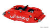 Wilwood Caliper-BNSL4R-Red 1.25in Pistons 1.10in Disc - Wilwood - part 120-8062-RRD - TLNS Motorsports