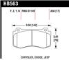 Hawk 06-07 Dodge Magnum SRT8 / 06-09 Challenger SRT8 / 05-07/09 Chrysler 300 C SRT8 HPS Street Front - Hawk Performance - part HB563F.656 - TLNS Motorsports