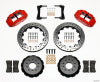 Wilwood Narrow Superlite 6R Front Hat Kit 13.06in Drill Red 2005-2014 Mustang - Wilwood - part 140-9109-DR - TLNS Motorsports