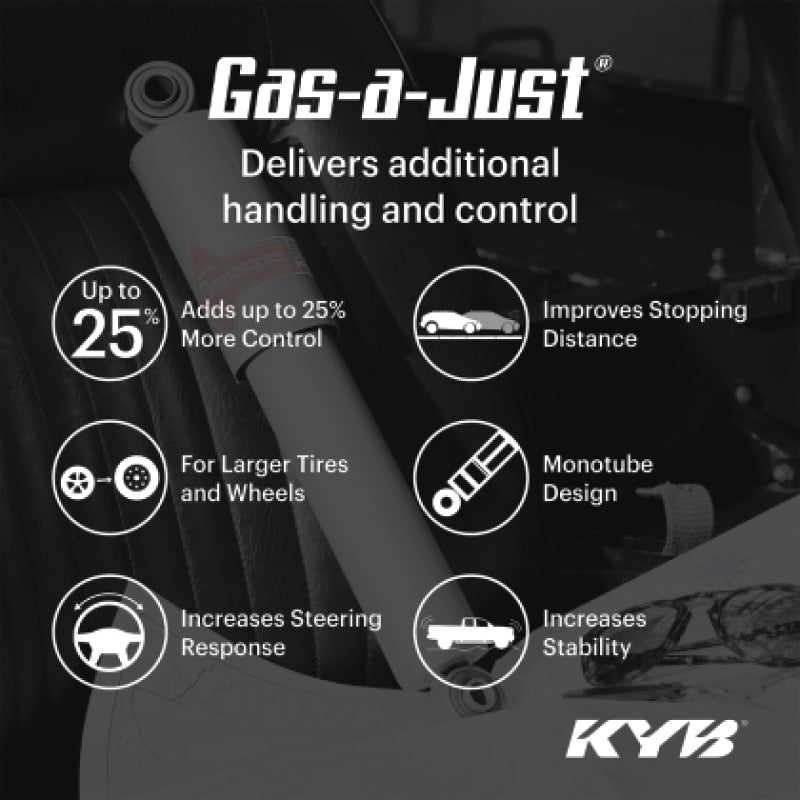 KYB 15-24 Ford Edge (SE/SEL/ST-Line/Titanium)(Exc. ST & Sport) Gas-A-Just Shock - Rear - part 5550035 - TLNS Motorsports