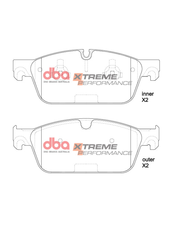 DBA 15-20 Chevrolet Suburban (Excl 6 Piston BBK)Front XP Performance Brake Pads - DBA - part DB15261XP - TLNS Motorsports