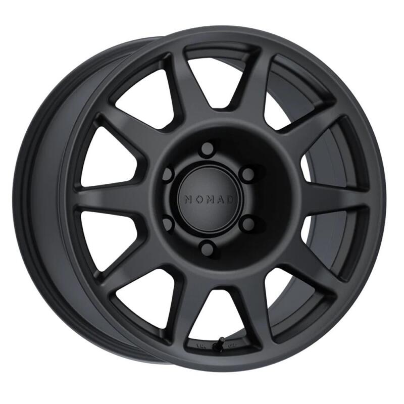 Nomad N505SB Touring 17x8.5in / 5x150 BP / 35mm Offset / 110.5mm Bore - Satin Black - Nomad - part N505SB-78551+35 - TLNS Motorsports