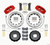 Wilwood Dynapro 6 Front Hat Kit 12.88in Drilled Red 2002-Up Mini Cooper w/ Lines - Wilwood - part 140-13062-DR - TLNS Motorsports