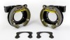 Wilwood Brackets (2) - Disc/Drum Big Ford-New 2.36in Offset 1pc vented - Wilwood - part 249-7579/80 - TLNS Motorsports