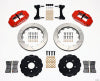 Wilwood Narrow Superlite 6R Front Hat Kit 13.06in Red Mitsubishi EVO VIII - Wilwood - part 140-9284-R - TLNS Motorsports