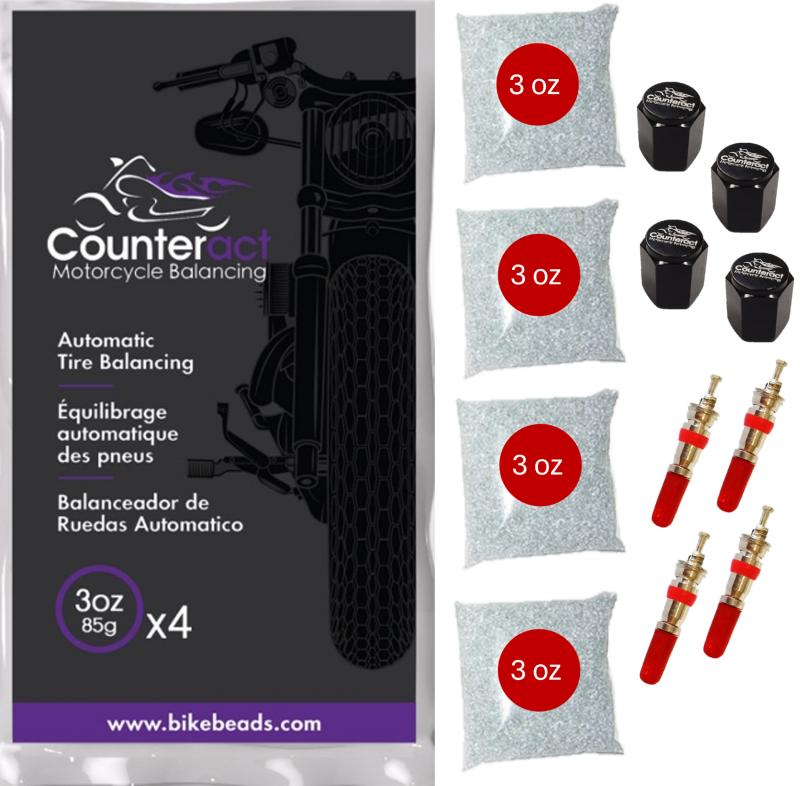 Counteract Motorcycle Balancing Bead Shop Pack (4) 3oz Bags - Counteract - part MK3oz - TLNS Motorsports