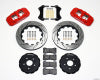 Wilwood AERO6 Front Hat Kit 14.25 Drilled Red 2010-2015 Camaro - Wilwood - part 140-11269-DR - TLNS Motorsports