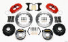 Wilwood Narrow Superlite 4R Rear P-Brk Kit 12.88in Red Chevy 12 Bolt-Spec 3.15in Bearing Front mt - Wilwood - part 140-10909-R - TLNS Motorsports