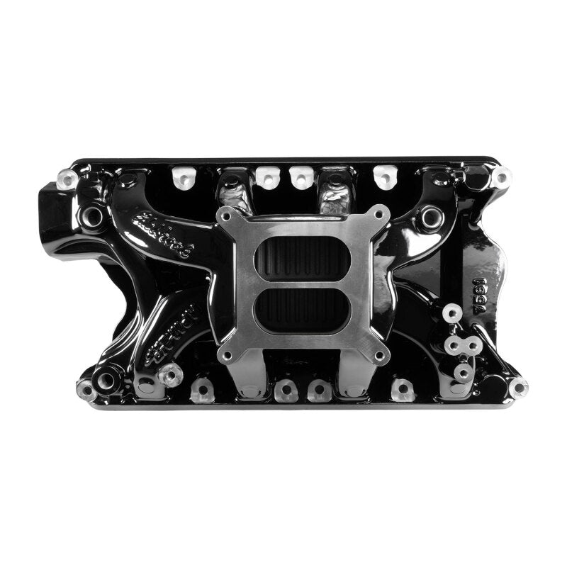 Edelbrock RPM Air-Gap Small Block Ford 351W Intake Manifold - Black Plasma Finish - Edelbrock - part 7581-BP - TLNS Motorsports