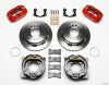 Wilwood Dynapro Low-Profile 11.00in P-Brake Kit - Red Small Ford 2.50in Offset - Wilwood - part 140-11403-R - TLNS Motorsports