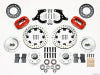 Wilwood Forged Dynalite Front Kit 11.75in Drilled Red 59-64 Chevy Impala / 63-64 Corvette - Wilwood - part 140-11011-DR - TLNS Motorsports