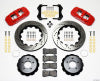 Wilwood AERO6 Front Hat Kit 14.25 Drilled Red 2006-10 Magnum/Challenger/Charger/300C - Wilwood - part 140-11764-DR - TLNS Motorsports