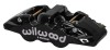 Wilwood Caliper-Aero6-R/H - Black 1.62/1.12/1.12in Pistons 1.25in Disc - Wilwood - part 120-13289-BK - TLNS Motorsports