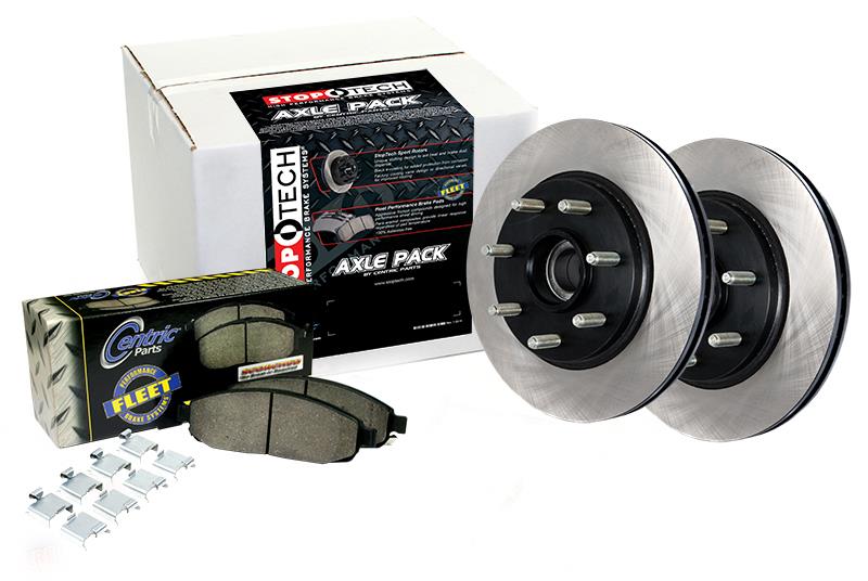 Truck Axle Pack, Slotted, Front - Stoptech