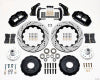 Wilwood Narrow Superlite 6R Front Hub Kit 14.00in Drilled Large GM 57-70 Drop Spindle - Wilwood - part 140-10284-D - TLNS Motorsports