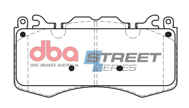 DBA 20-22 Land Rover Defender (380mm Front Rotor) Front Street Series Brake Pads - DBA - part DB2204SS - TLNS Motorsports