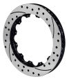 Wilwood Rotor-SV-SRP 72 Iron-LH-Drill-BLK 14.25 x 1.10 - 12 on 8.75in - Wilwood - part 160-11310-BK - TLNS Motorsports