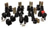 Energy Suspension 00-04 Ford Excursion 4WD Black Hyper-flex Master Bushing Set - Energy Suspension - part 4.18120G - TLNS Motorsports