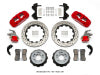 Wilwood AERO4 / MC4 Rear Kit 14.00 Drilled Red Currie Pro-Tour Unit Bearing Floater - Wilwood - part 140-14263-DR - TLNS Motorsports