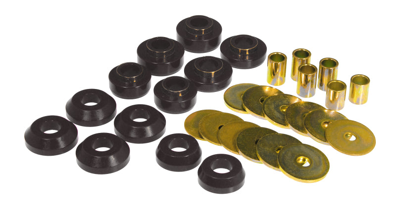 Prothane 67-69 Chevy Camaro/Firebird Conv Body Mount - Black - part 7-120-BL - TLNS Motorsports