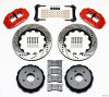 Wilwood Narrow Superlite 4R Rear Kit 14.00in Drill Red 97-04 Corvette C5/Z06 05-13 C6 - Wilwood - part 140-9119-DR - TLNS Motorsports
