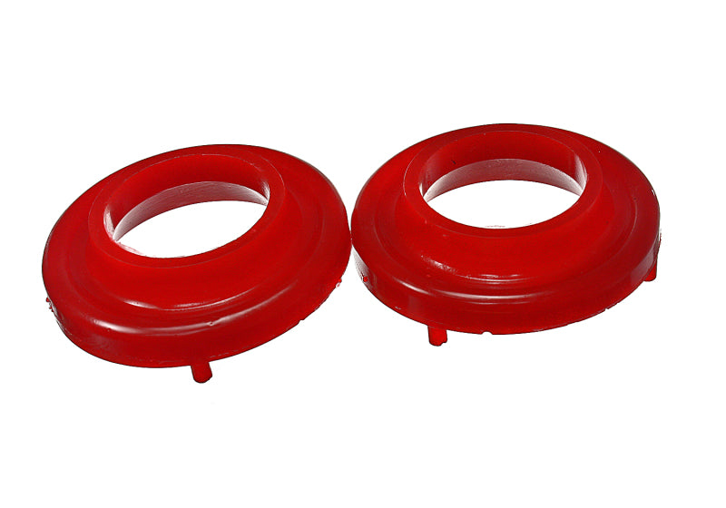 Energy Suspension Front Spring Isolator Set - Red - Energy Suspension - part 2.6114R - TLNS Motorsports