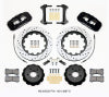 Wilwood AERO6 Front Hat Kit 15.00 Drilled 15-23 Mustang w/Lines - Wilwood - part 140-13887-D - TLNS Motorsports