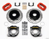 Wilwood Forged Dynalite P/S Park Brake Kit Drilled Red Big Ford New 2.50in Offset Currie Blank - Wilwood - part 140-7150-DR - TLNS Motorsports