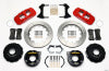 Wilwood AERO4 Rear P-Brake Kit 14.00in Red Mopar/Dana 2.36in Off w/Snap Ring Bearing - Wilwood - part 140-10951-R - TLNS Motorsports