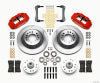 Wilwood Narrow Superlite 6R Front Hub & 1PC Rtr Kit 12.88in-Red 70-78 Camaro - Wilwood - part 140-12278-R - TLNS Motorsports