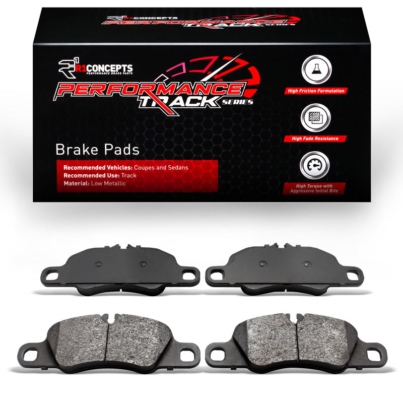 R1 09-25 Porsche 718 Boxster Front Track/Street Brake Pads - R1 Concepts - part 2000-1389-00 - TLNS Motorsports