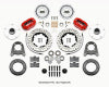Wilwood Forged Dynalite-M Front Kit 10.75in Drilled Red 1950-1955 MG-TD/TF - Wilwood - part 140-15020-DR - TLNS Motorsports
