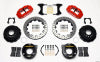 Wilwood Narrow Superlite 4R Rear P-Brk Kit 12.88in Drilled Red 58-64 Olds/Pontiac Ends 2.81in Offset - Wilwood - part 140-9224-DR - TLNS Motorsports