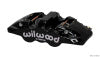 Wilwood Caliper-Aero4-L/H - Black 1.88/1.62in Pistons 1.25in Disc - Wilwood - part 120-13286-BK - TLNS Motorsports