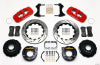Wilwood AERO4 Rear P-Brake Kit 14.00in Drill Red Big Ford New Style 2.50in Offset - Wilwood - part 140-10948-DR - TLNS Motorsports